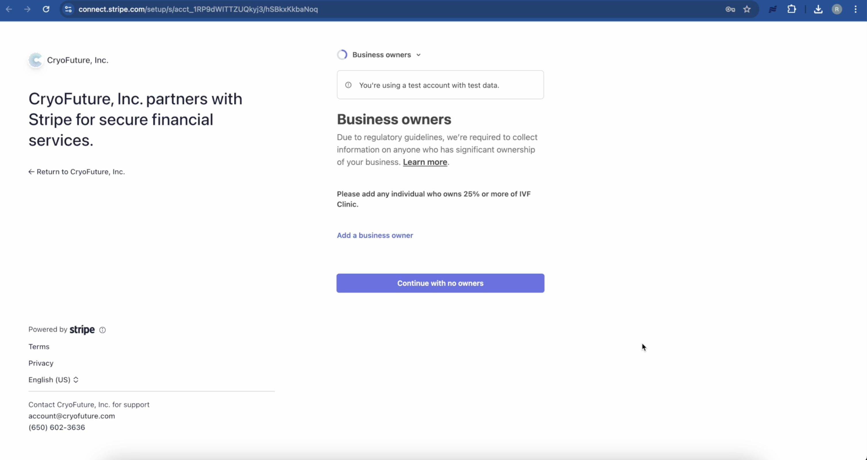 Business Owner Information
